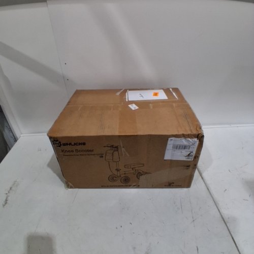 WHLICKS STEERABLE KNEE SCOOTER - 300LBS MAX - BLACK (ITEM: KS03) image 3