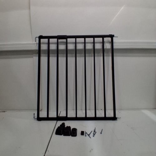 BABELIO 2-IN-1 EASY SWING AUTO CLOSE BABY/DOG GATE FOR STAIRS - 26" - 43" - BLACK (MODEL: BEBAM17) image 2