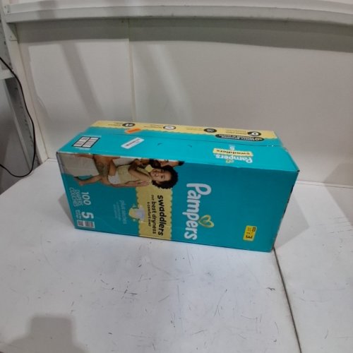 100PK PAMPERS SWADDLERS PULL-ON DIAPERS - SIZE 5 image 2