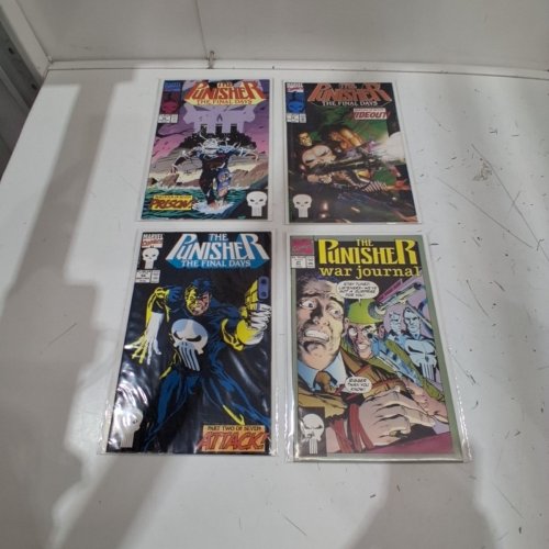 4 asstd MARVEL THE PUNISHER COMIC BOOKS - PUNISHER WAR JOURNAL #37, PUNISHER THE FINAL DAYS #54, #56, #58 - VARIOUS AUTHORS image 2