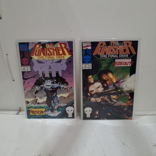 4 asstd MARVEL THE PUNISHER COMIC BOOKS - PUNISHER WAR JOURNAL #37, PUNISHER THE FINAL DAYS #54, #56, #58 - VARIOUS AUTHORS image 3
