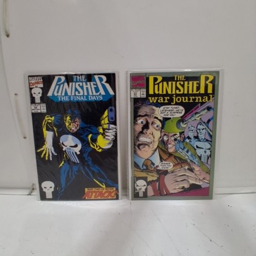 4 asstd MARVEL THE PUNISHER COMIC BOOKS - PUNISHER WAR JOURNAL #37, PUNISHER THE FINAL DAYS #54, #56, #58 - VARIOUS AUTHORS image 4