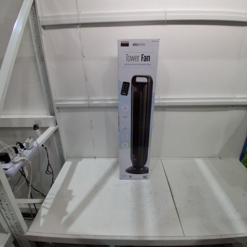 SEVILLE CLASSICS OSCILLATING TOWER FAN - BLACK (MODEL: 1704090) image 2