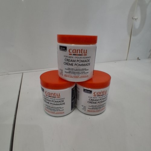 3 CANTU FOR MEN FLEX HOLD CREAM POMADE - 12 OZ EACH image 2