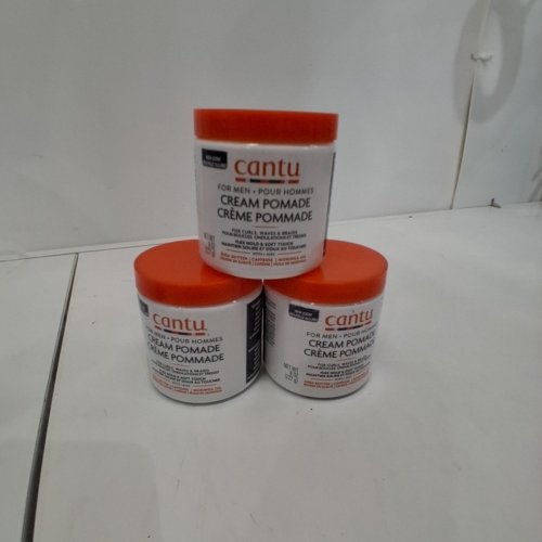 3 CANTU FOR MEN FLEX HOLD CREAM POMADE - 12 OZ EACH image 3