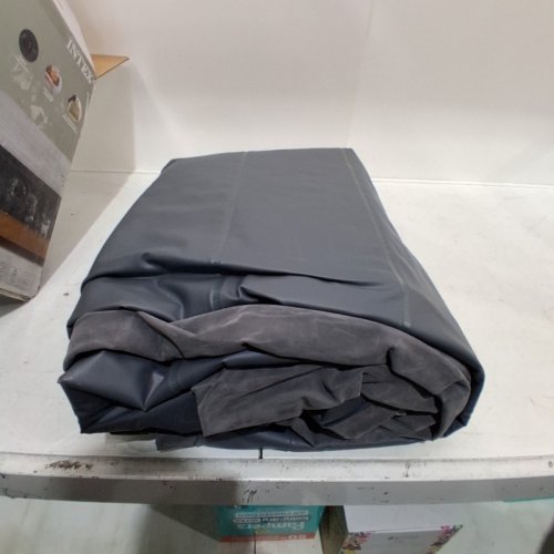 INTEX DURA-BEAM DELUXE SERIES SELF-INFLATABLE MATTRESS WITH INTERNAL PUMP - 13" QUEEN - GREY - (MODEL: AP619D 67769ED) image 2