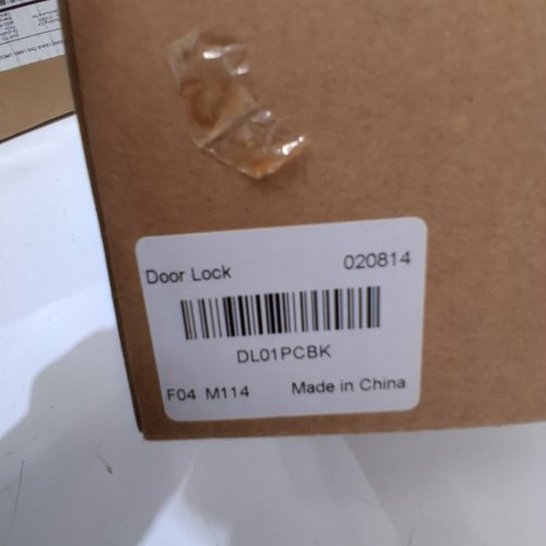 4PK DOOR LEVER LOCK SET - SILVER (ITEM: DL01PCBK) image 2