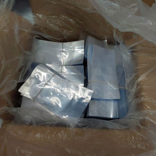 ~6000PK MULTI USE HEAT SHRINK PLASTIC BANDS - 7" X 3.5" - CLEAR image 2