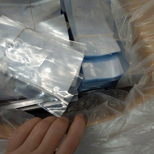~6000PK MULTI USE HEAT SHRINK PLASTIC BANDS - 7" X 3.5" - CLEAR image 4