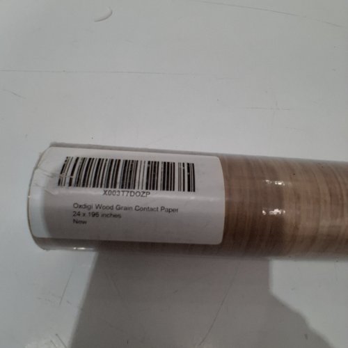 OXDIGI CONTACT PAPER WOOD GRAIN PAT- 24" X 196" - LIGHT BROWN image 2