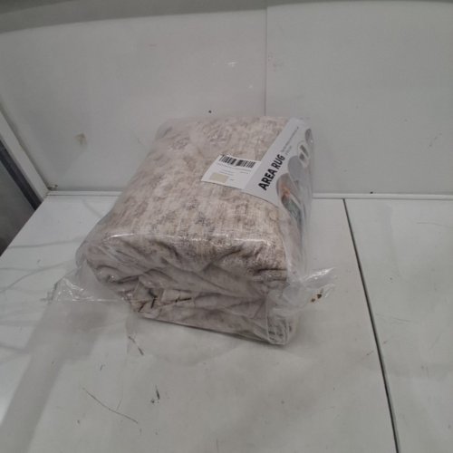 RESARE WASHABLE NON-SLIP AREA RUG - 8FT X 10FT - BEIGE image 2