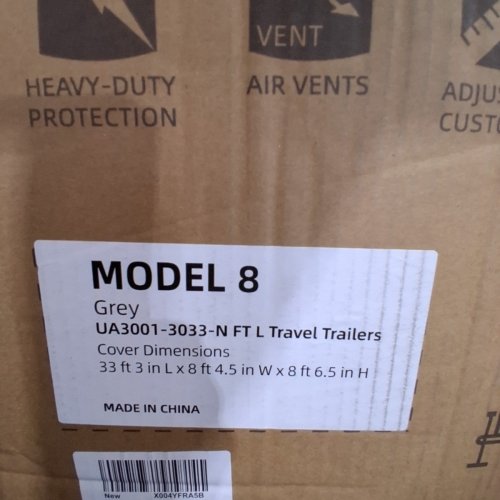 UMBRAUTO RV COVER - THICKENED SUN PROTECTION - GRAY (MODEL: 8 ) image 6