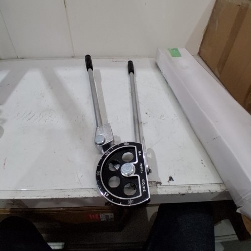TEAMSKY 180° PLUMBING TUBE PIPE BENDER TOOL FOR COPPER AND ALUMINUM - FOR 19MM OUTER DIAMETER PIPES 180° MAX BEND - SILVER/BLACK (MODEL: CT-364-12_ image 2