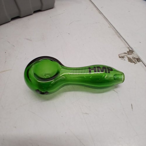 HMP GLASS PIPE - 4" - GREEN image 3