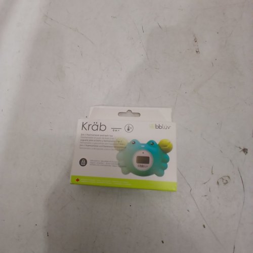BBLUV KRAB 3-IN-1 THERMOMETER AND BATH TOY - 0M+ - GREEN - (MODEL: B0146-C-01) image 2