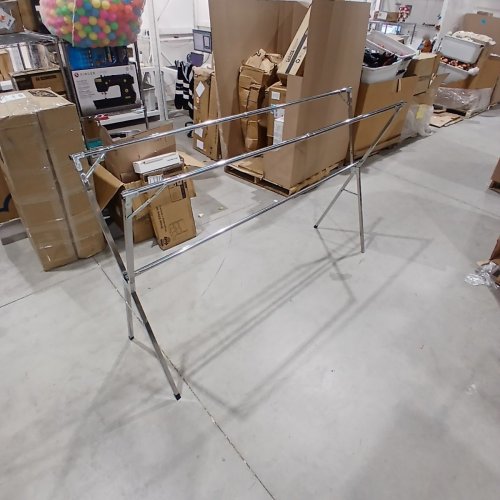 STAINLESS STEEL TELESCOPING DRYING RACK - 49" - 79" - image 3