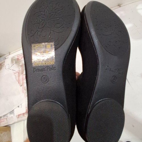 WOMEN'S DREAM PAIRS BALLET SQUARE TOE FLATS - 5 - BLACK image 2