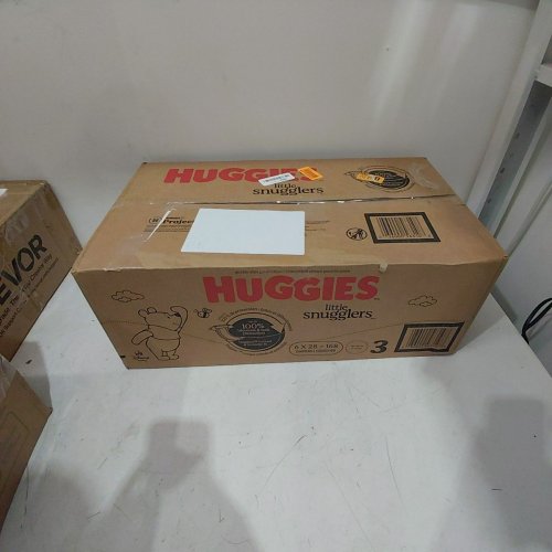 168PK HUGGIES LITTLE SNUGGLERS BABY DIAPERS - SIZE 3 - WINNIE THE POOH image 2