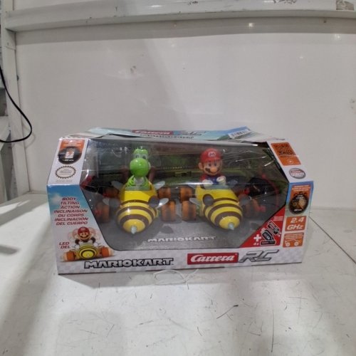 2PC CARRERA MARIO KART REMOTE CONTROL CARS - 2.4 GHZ - YELLOW image 5