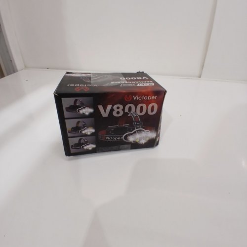 VICTOPER WATERPROOF SUPER BRIGHT RECHARGEABLE HEAD LIGHT - 18000 LM - GREY BAND (MODEL: V8000) image 3