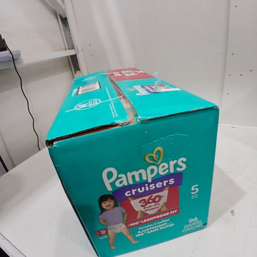 96PK PAMPERS PULL ON CRUISERS 360° 100% LEAKPROOF FIT DISPOSABLE BABY DIAPERS - SIZE 5 (27LBS+) image 3