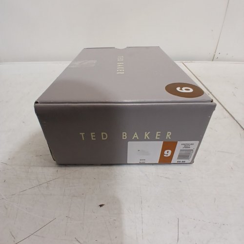 WOMENS TED BAKER MAISIE LEATHER COURT SHOES - SIZE 9 - WHITE/FLORAL (STYLE: 3756607) image 7