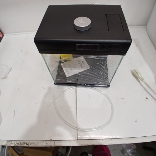 AQQA DESKTOP SELF-CLEANING SMALL AQUARIUM STARTER KIT - 3.7 GAL - BLACK (MODEL: AQ145) image 3