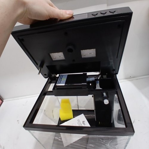 AQQA DESKTOP SELF-CLEANING SMALL AQUARIUM STARTER KIT - 3.7 GAL - BLACK (MODEL: AQ145) image 6