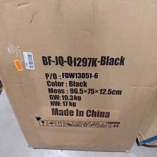 GIANTEX 2-IN-1 FOLDING METAL BED FRAME - KING/QUEEN - 660LBS CAP - BLACK (MODEL: BF-JQ-Q-1297K) image 5
