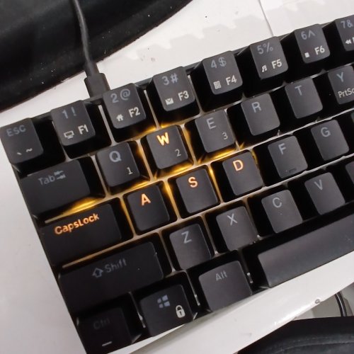 RK ROYAL KLUDGE RK61 WIRELESS 60% MECHANICAL GAMING KEYBOARD, ULTRA-COMPACT 60 KEYS BLUETOOTH MECHANICAL KEYBOARD WITH PROGRAMMABLE SOFTWARE - BROWN SWITCHES - BLACK image 4