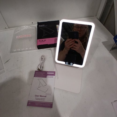 AUXMIR LED MAKEUP MIRROR - WHITE (MODEL: BM-2313) image 2