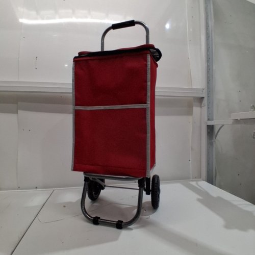 BIOS LIVING INSULATED SHOPPING CART - 13" X 8" X 33" - 55LB MAX - RED image 2