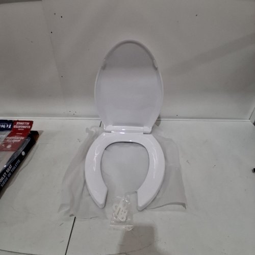 TOWO BY TOOLWAY ELONGATED TOILET SEAT - WHITE image 2