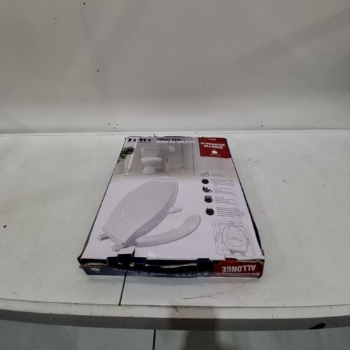 TOWO BY TOOLWAY ELONGATED TOILET SEAT - WHITE image 3