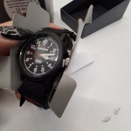 MEN'S TIMEX EXPEDITION CAMPER NYLON FAST STRAP WATCH - 38MM - BLACK (MODEL: T400119J) image 3