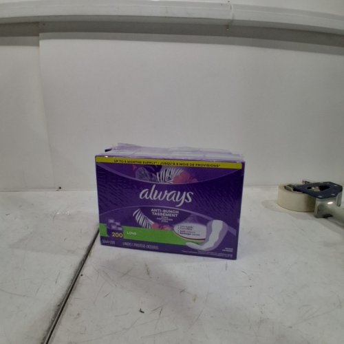 4 (50PK) ALWAYS ANTI-BUNCH XTRA PROTECTION DAILY LINERS - LONG - (200 TOTAL) image 2