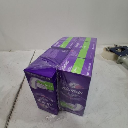 4 (50PK) ALWAYS ANTI-BUNCH XTRA PROTECTION DAILY LINERS - LONG - (200 TOTAL) image 3