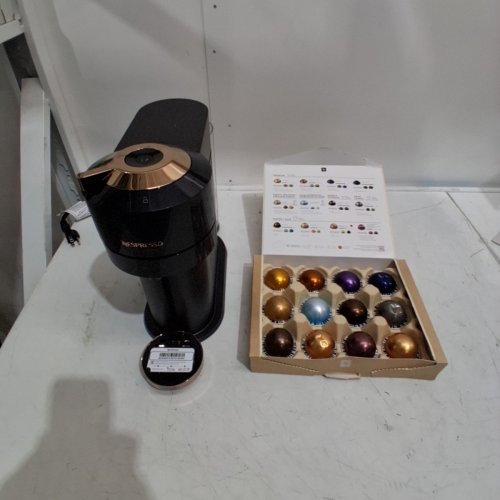 NESPRESSO BY DELONGHI - VERTUO NEXT COFFEE & ESPRESSO MACHINE - 7-CUP SIZES - BLACK/ROSE GOLD (MODEL: ENV120BCA) image 3