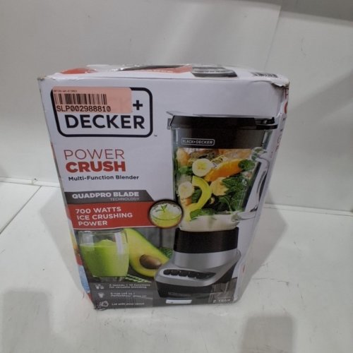 BLACK + DECKER POWERCRUSH MULTI-FUNCTION BLENDER - 48OZ 700W - SILVER/BLACK (MODEL: BL1220SGC) image 5
