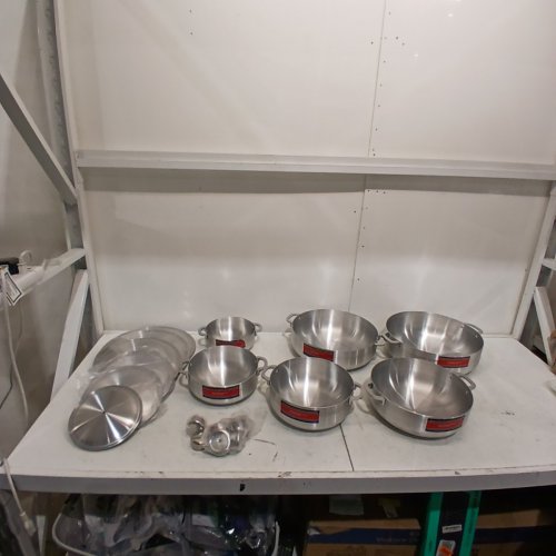 12PC PLISHING ALUMINUM COOKWARE SET image 2