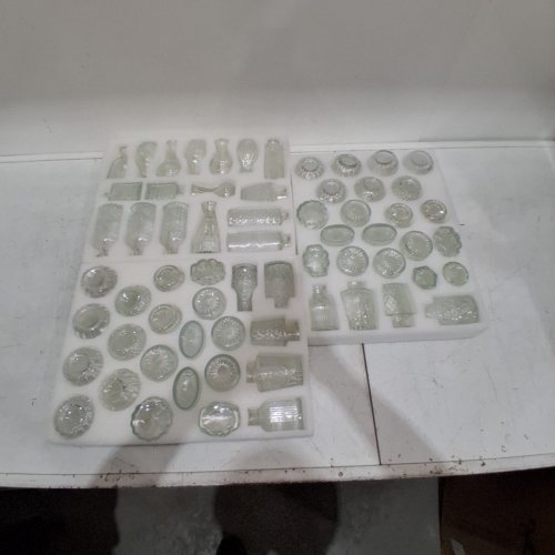 64PC GLASS BUD ASSORTED VASES MINI GLASS VASES - ASSORTED image 2