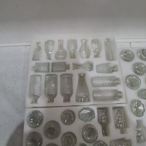 64PC GLASS BUD ASSORTED VASES MINI GLASS VASES - ASSORTED image 4