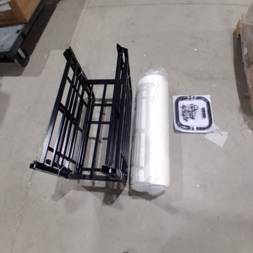 FOLDING GUEST BED WITH WHEELS - 31" X 75" X 1.5" MATTRESS - BLACK (MODEL: USAN1012600A) image 3