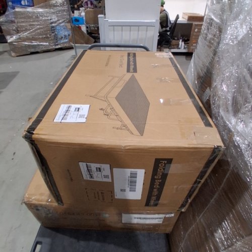 FOLDING GUEST BED WITH WHEELS - 31" X 75" X 1.5" MATTRESS - BLACK (MODEL: USAN1012600A) image 7