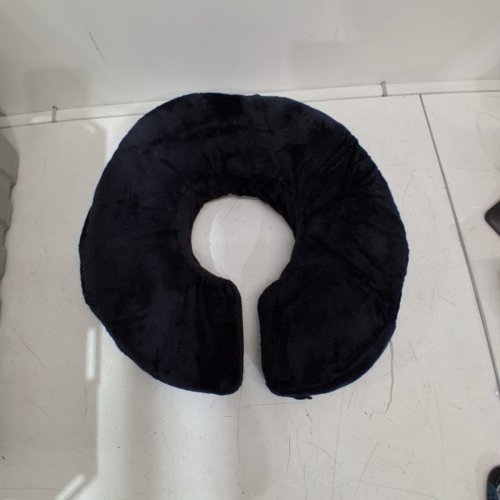 NON-SLIP SOFT DONUT PILLOW - 12" - BLACK image 2