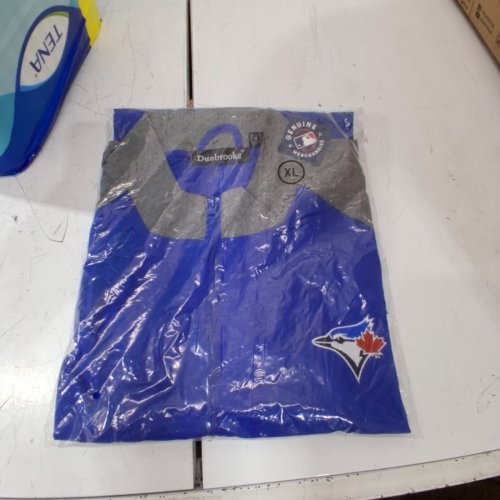 MENS TORONTO BLUE JAYS DUNBROOKE ALPHA FULL-ZIP JACKET - EXTRA LARGE- ROYAL/HEATHER GRAY image 2