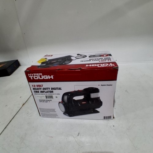 HYPER TOUGH HEAVY-DUTY DIGITAL TIRE INFLATOR - 12 V - BLACK image 6