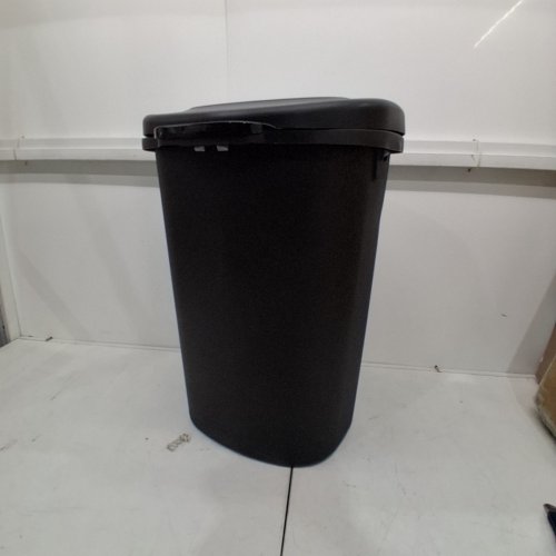 RUBBERMAID OAL TOUCH TOP TRASH CAN- 13GAL - GREY image 2