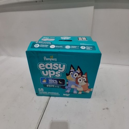 58PK PAMPERS EASY UPS POTTY TRAINING UNDERWEAR - 6T/7T (46+LB) - BLUEY image 2
