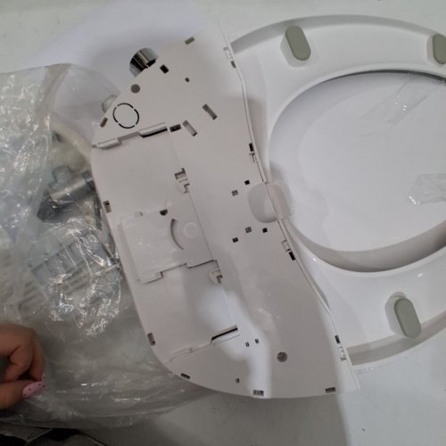 GARVEE ROUND BIDET TOILET SEAT - 19" - WHITE (MODEL: PHO-0XYK2Q9C) image 3